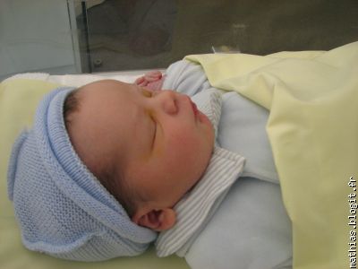 Et voila notre petit Mathias, le 18 Septembre 2008 à 20H08